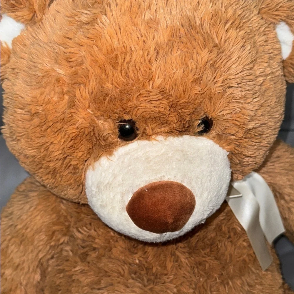 Large Brown Teddy Bear Plush 30 Inch Stuffed Animal - Picture 4 of 10